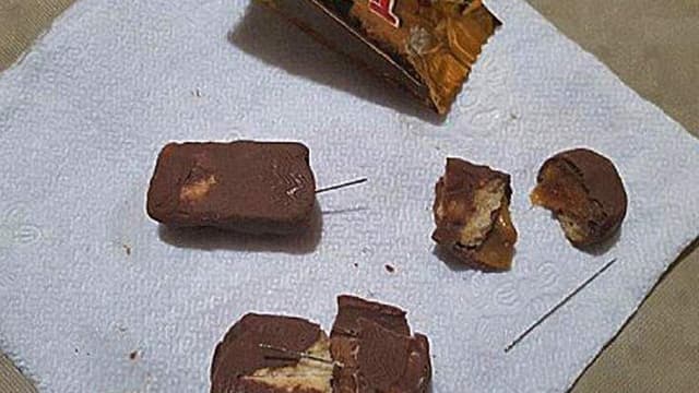 ב-2015: בהלה התעוררה בארה"ב בעקבות מחטים שהתגלו בממתקים