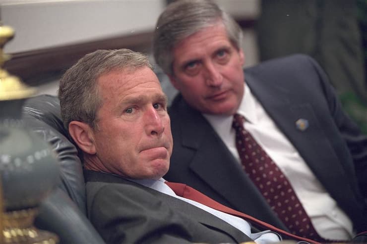הנשיא ג'ורג' בוש הבן. הפך ל"מלך של מלחמות"