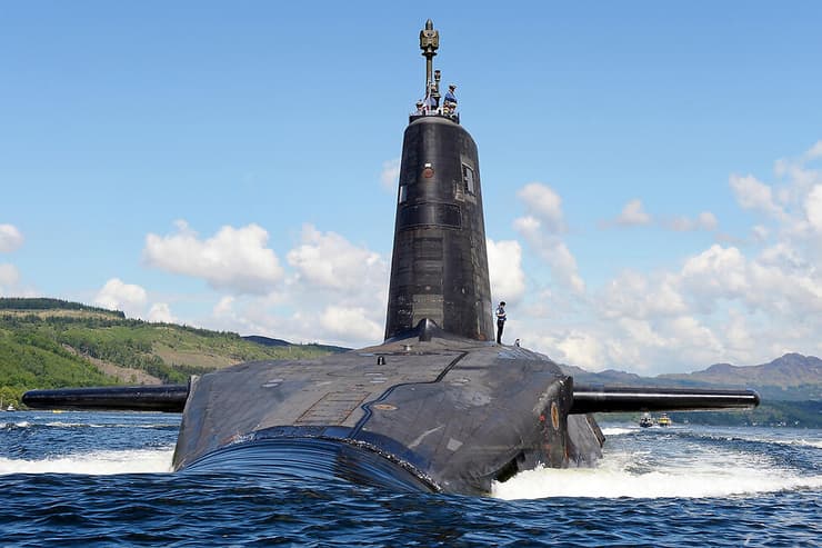 ההרתעה הגרעינית של בריטניה תלויה בצוללות שמצוידות בטילי "טריידנט"