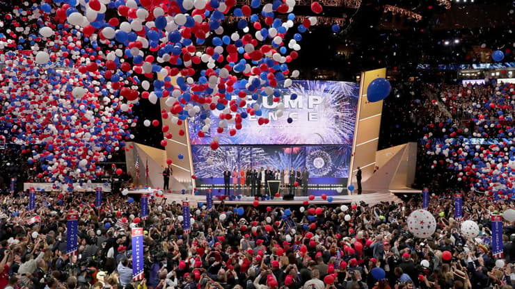 הוועידה הרפובליקנית ב-2016. מכל קצוות הארץ