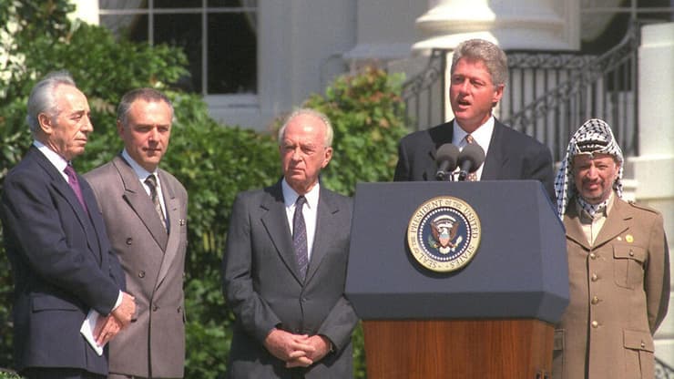 טקס החתימה על הסכם אוסלו, ספטמבר 1993