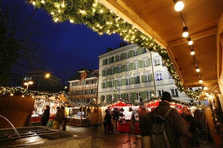 שוק חג המולד בלוצרן, שווייץ בשנים קודמות