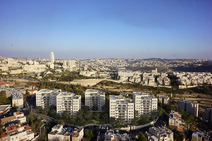 בעיקר דירות גדולות. מבט על ירושלים