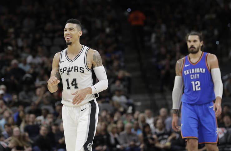 זכה באליפות הראשונה שלו בסן אנטוניו. גרין (צילום: AP) זכה באליפות הראשונה שלו בסן אנטוניו. גרין