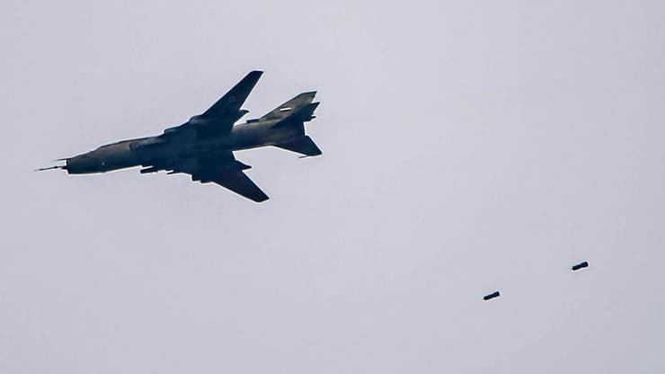 חיל האוויר הסורי בהפצצות במהלך מלחמת האזרחים