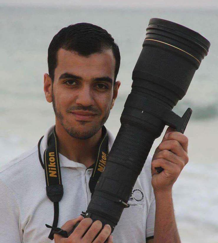 יאסר מורתג'א עיתונאי צלם נהרג בעימותים בעזה