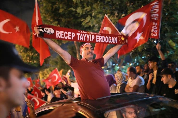 טורקיה בחירות רג'פ טאיפ ארדואן ניצח