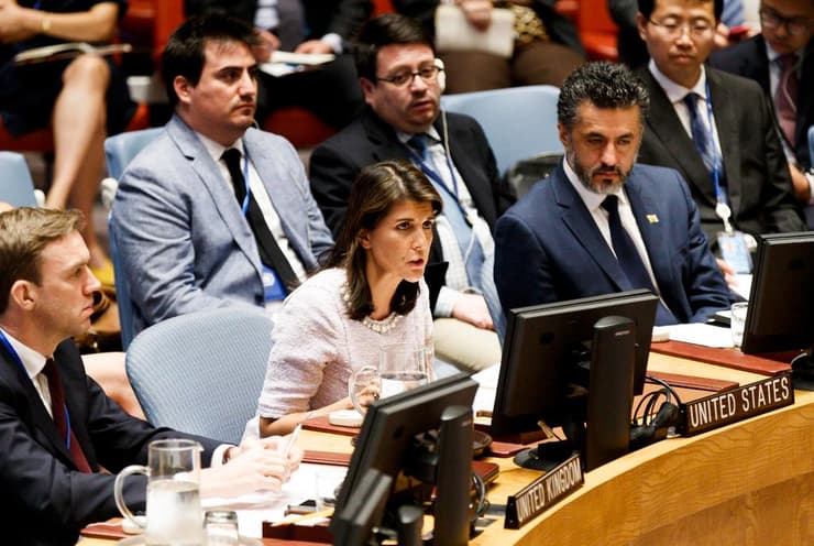 ניקי היילי במועצת הבטחון של האו"ם