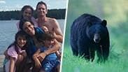 משפחת שחף פוגלר | דוב שחור בקנדה