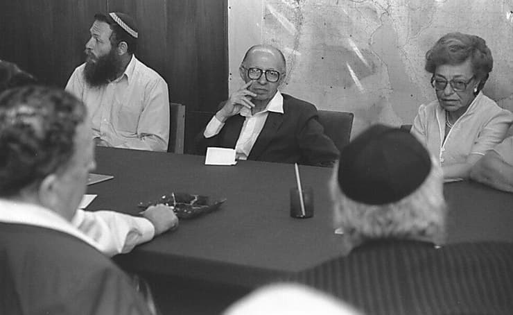 הרב חיים דרוקמן בישיבת קואליציה, 1983