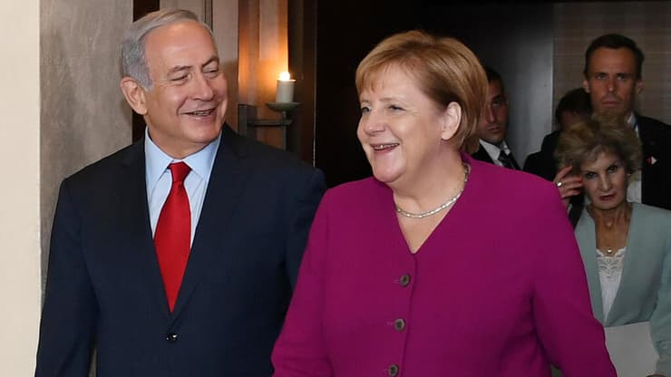בנימין נתניהו ואנגלה מרקל בירושלים