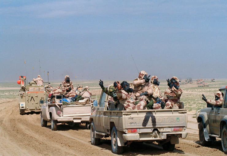 כוחות של צבא כווית מלחמת המפרץ 1991 ארה"ב ג'ורג' בוש האב