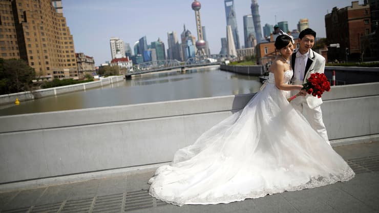 זוג חתונה סין