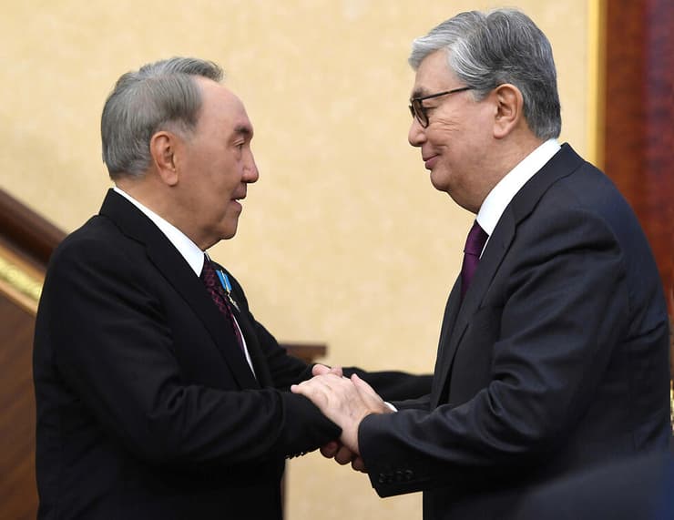 קזחסטן פרישת הנשיא נורסולטן נזרבייב קאסים ז'ומרט טוקאייב נשיא חדש
