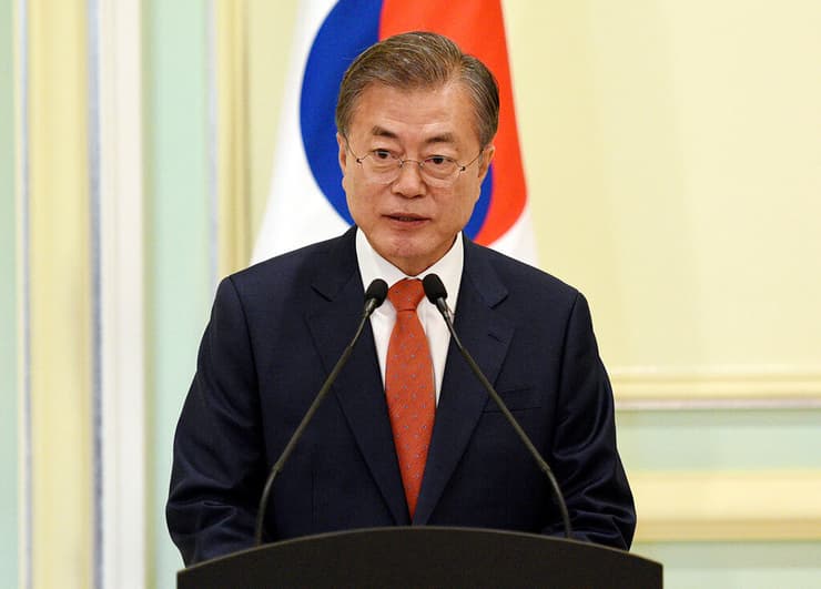 נשיא דרום קוריאה מון ג'אה אין ו ראש ממשלת מלזיה