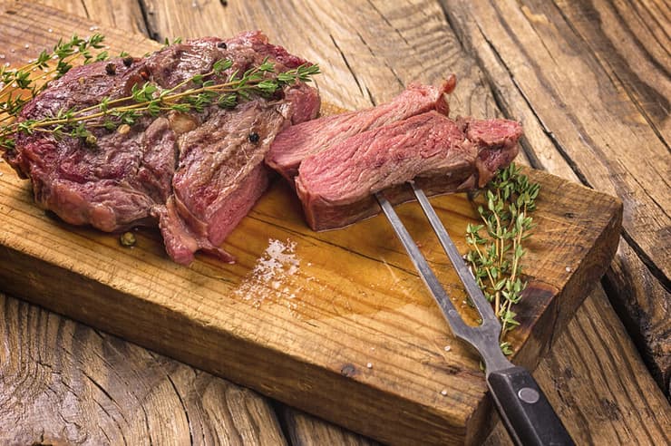 צלי בקר לא צורבים