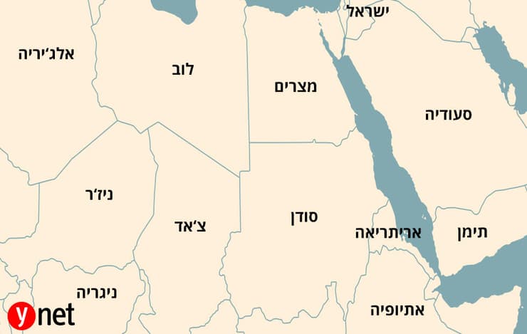 מפה סודן