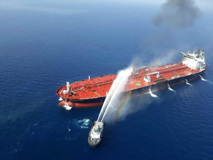 מכלית מכליות נפט הים הערבי מפרץ עומאן המפרץ הפרסי Front Altair מתקפה איראן