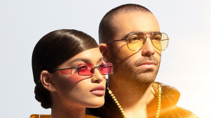 עומר אדם ורומי פרנקל בקמפיין משקפי שמש של ורסו אופטיקנה