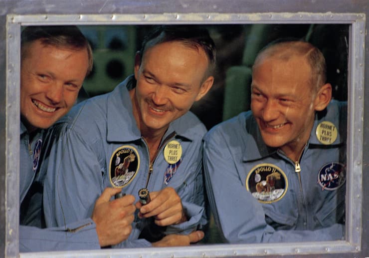 האסטרונאוטים של אפולו 11 אחרי החזרה לכדור הארץ