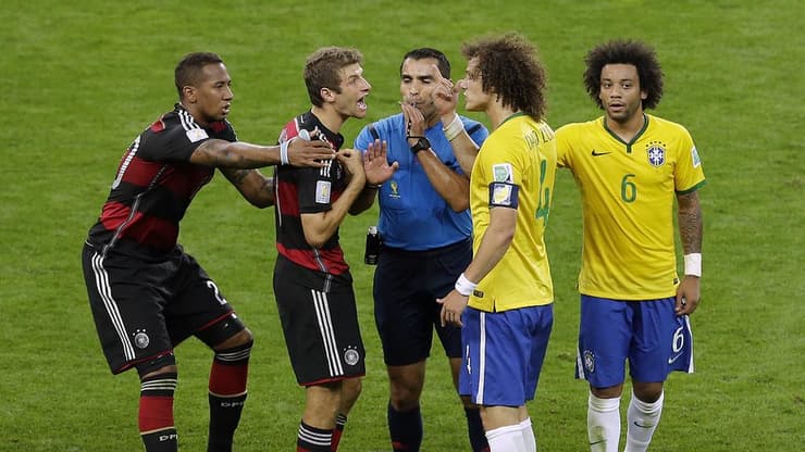 מרקו רודריגס במהלך ה-1:7 הבלתי נשכח בין גרמניה לברזיל