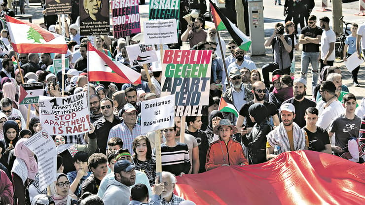 הפגנות נגד ישראל בברלין
