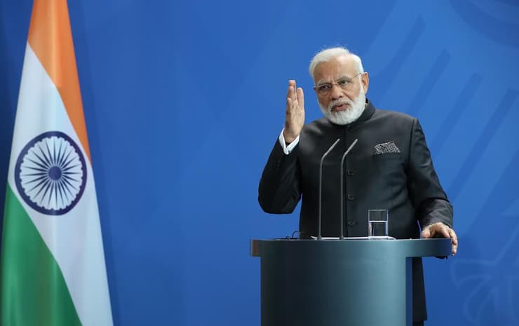 ראש ממשלת הודו נרנדרה מודי שהוביל את ביטול סעיפי החוקה