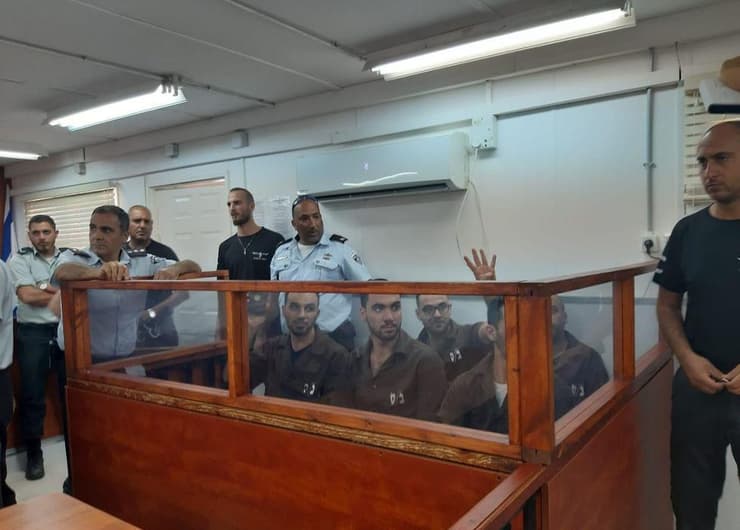 חברי וליית חמאס הנאשמים ברצח דביר שורק בבית המשפט