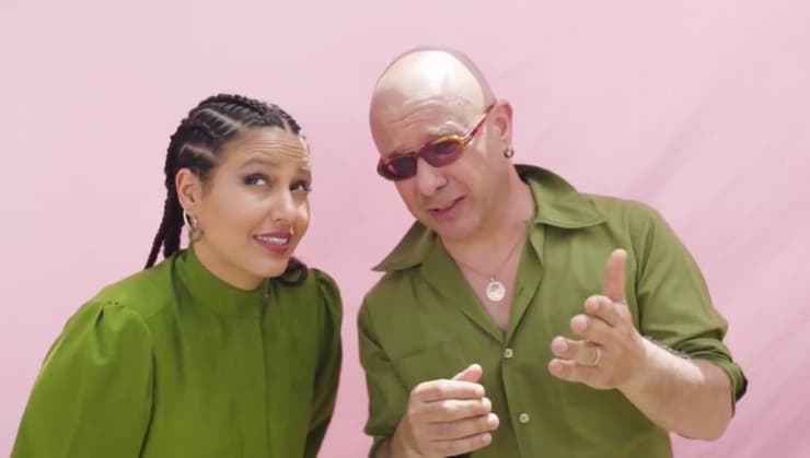 קובי אוז (טיפקס) ודניאל סאן קריאף (צילום: דודו ואזנה) קובי אוז ודניאל סאן קריאף