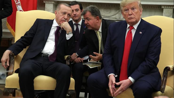 הבית הלבן נשיא ארה"ב דונלד טראמפ מארח את נשיא טורקיה רג'פ טאיפ ארדואן