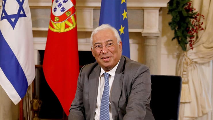 ראש הממשלה בנימין נתניהו פגישה עם ראש ממשלת פורטוגל אנטוניו קושטה בליסבון
