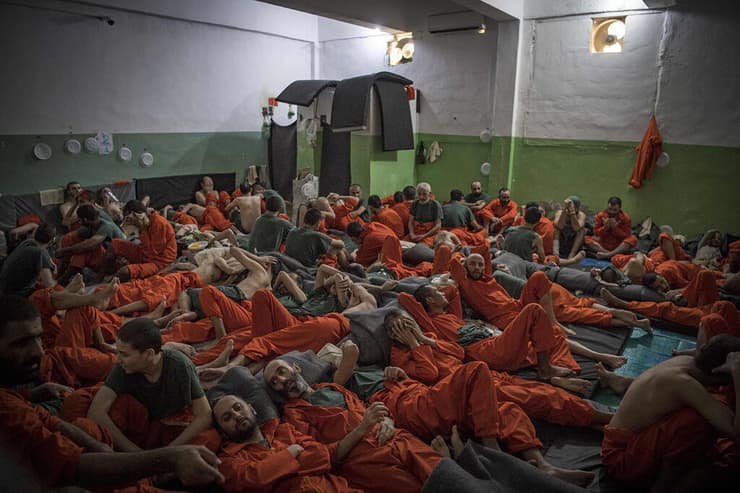 תמונות השנה AFP כלא כורדי לוחמי דאעש סוריה