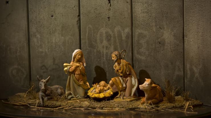 בנקסי בית לחם הולדת ישו