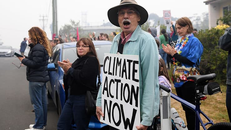 הפגנות ב אוסטרליה למאבק ב שינויי האקלים אקלים התחממות גלובלית ההתחממות ב ניו סאות' וויילס