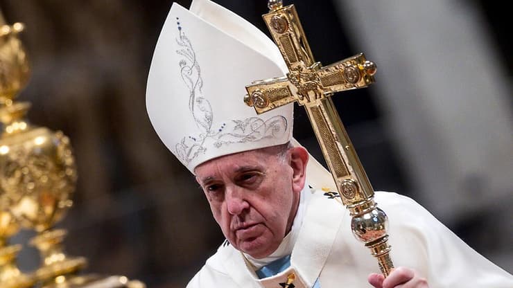 אפיפיור פרנסיסקוס ב בזיליקת פטרוס הקדוש ב וותיקן ותיקן