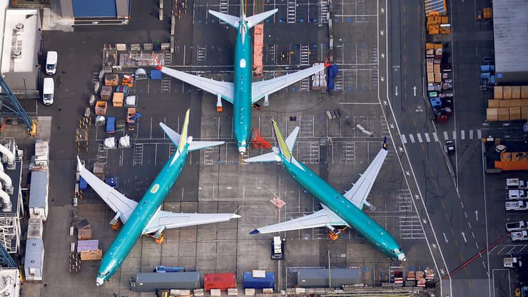 תמונתם של מטוסי בואינג 737 מקס