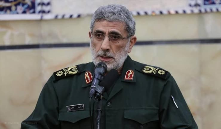 אסמאעיל קאאני  יורשו של קאסם סולימאני מפקד כוח קודס משמרות המהפכה של איראן