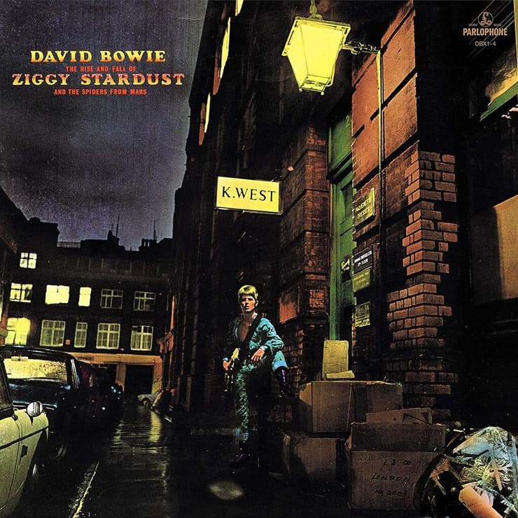 עטיפת האלבום The Rise and Fall of Ziggy Stardust and the Spiders from Mars