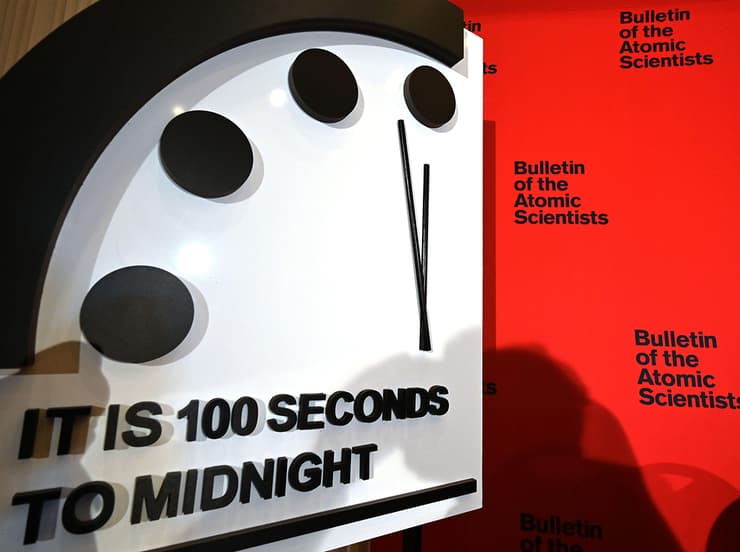  שעון יום הדין ב-2020. גם השנה יצביעו המחוגים על 100 שניות לחצות