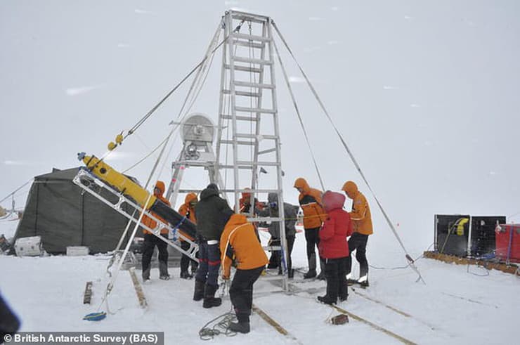 קרחון יום הדין ת'ווייטס קידוח אנטארקטיקה