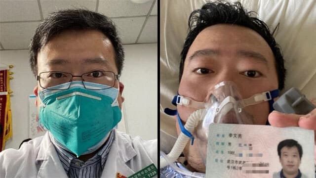 לי וונליאנג רופא סיני סין נגיף הקורונה