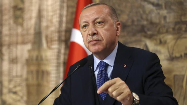 נשיא טורקיה רג'פ טאיפ ארדואן נאום פתח את השערים ל מהגרים ל אירופה
