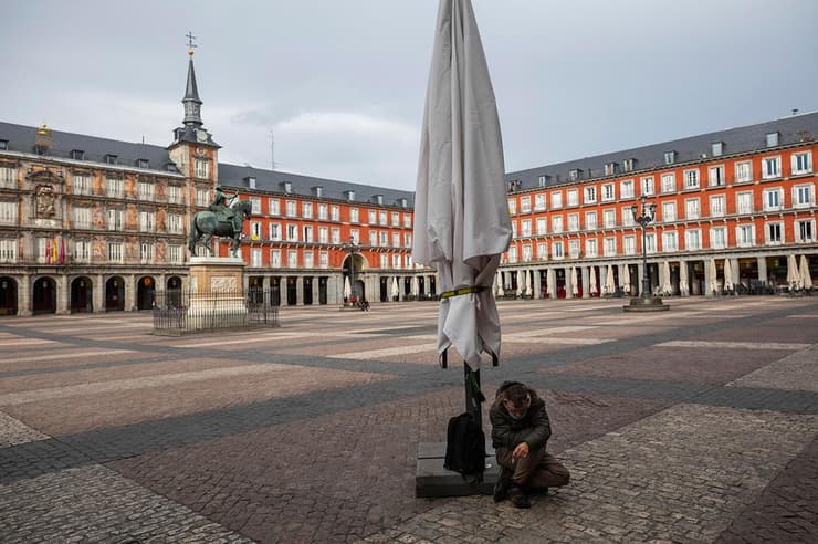 נגיף קורונה חסרי בית הומלסים ספרד מדריד