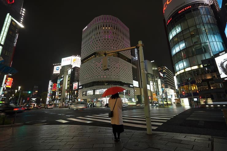 נגיף קורונה יפן טוקיו רחובות ריקים