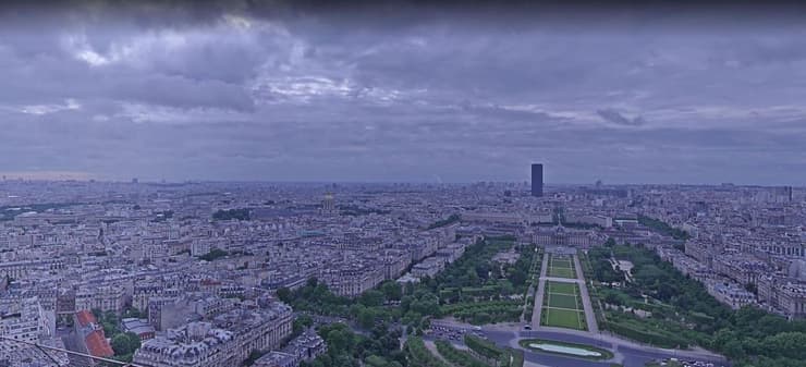 מבט על פריז ממגדל אייפל