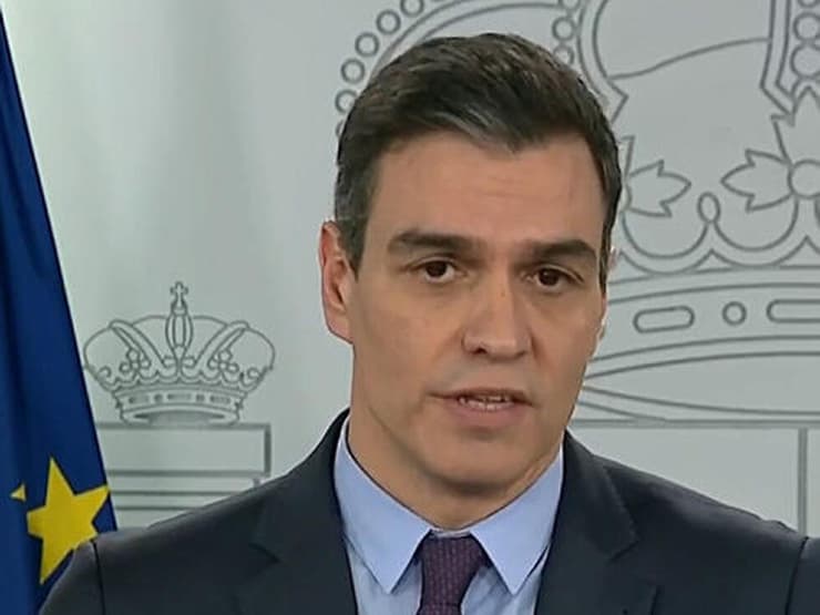 ראש ממשלת ספרד. גינה את חמאס (צילום: EPA) ראש ממשלת ספרד פדרו סאנצ'ס סנצ'ס