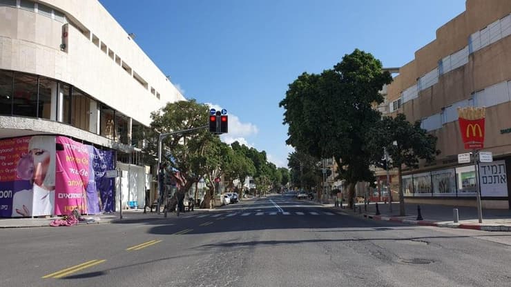 דיזנגוף סנטר בתל אביב בצל הקורונה