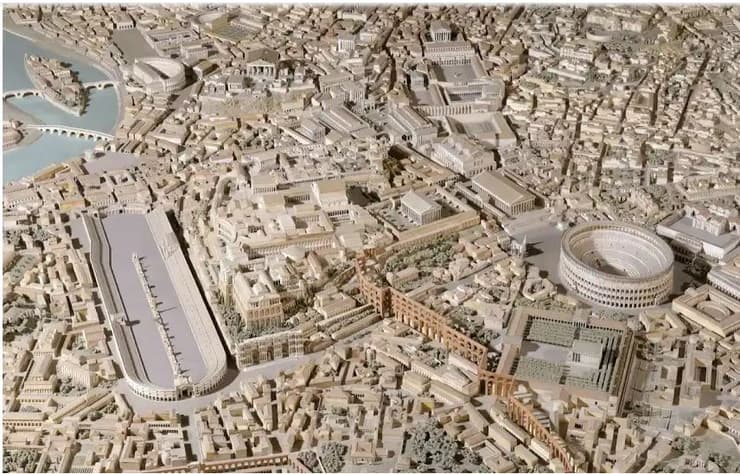 מודל של רומא מתקופת קוסטנטין
