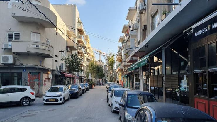 רחובות ריקים בשכונת פלורנטין בתל אביב בזמן מגיפת הקורונה