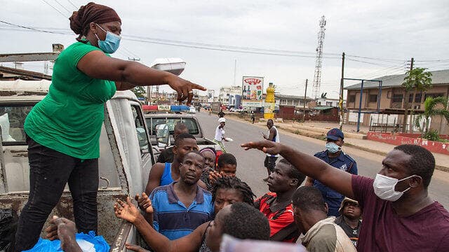 פעילות הומניטרית בגאנה 